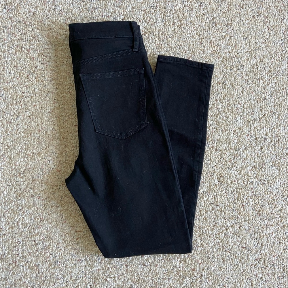 Gap Women's Sky High Rise Black Skinny Jeans 29/8R